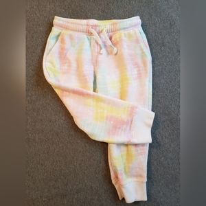 Cat and Jack, 2T girls/non-binary, Pastel tye-dye joggers